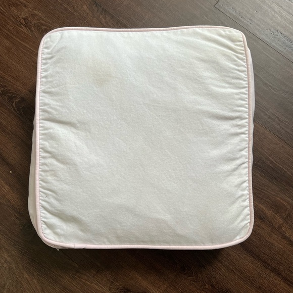 Serena & Lily Pink and White Decorative Pillow - Picture 2 of 2